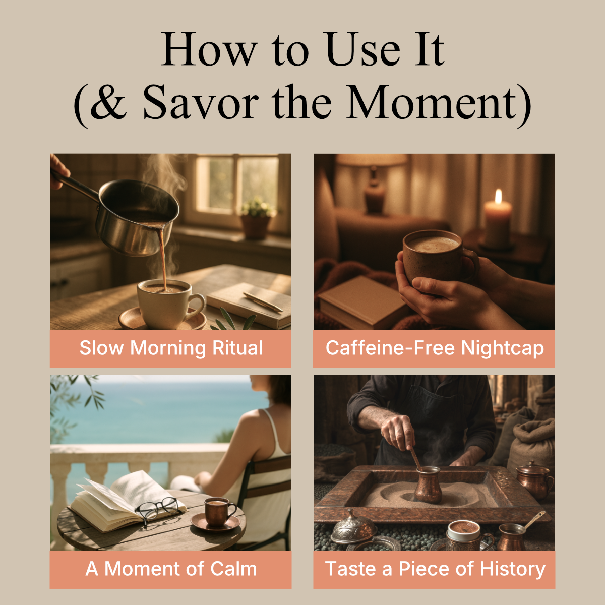 How to use EPICUREA wild pistachio coffee